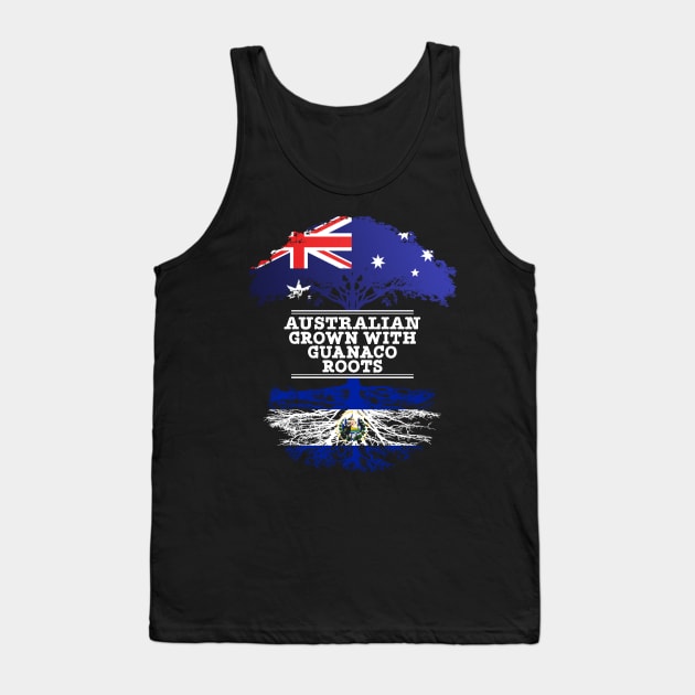 Australian Grown With Guanaco Roots - Gift for Guanaco With Roots From El Salvador Tank Top by Country Flags